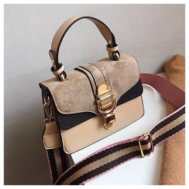 Casual Color Matching Small Square Bag Ladies Diagonal Bag Handbag