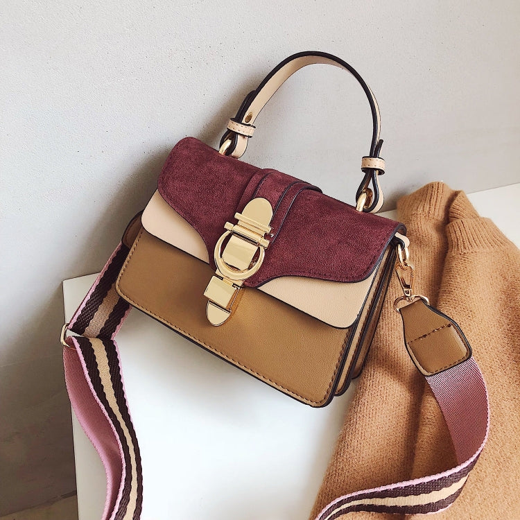 Casual Color Matching Small Square Bag Ladies Diagonal Bag Handbag