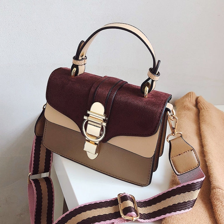 Casual Color Matching Small Square Bag Ladies Diagonal Bag Handbag