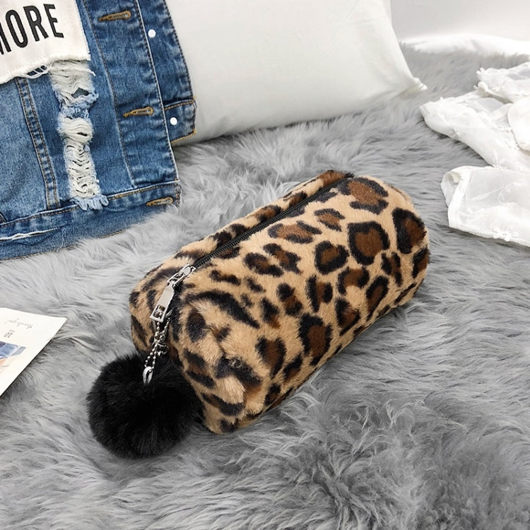 Plush Small Round Bucket Single Shoulder Bag Female Diagonal Bag