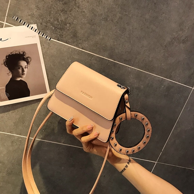 Leisure Lady Shoulder PU Leather Diagonal Bag with Ring