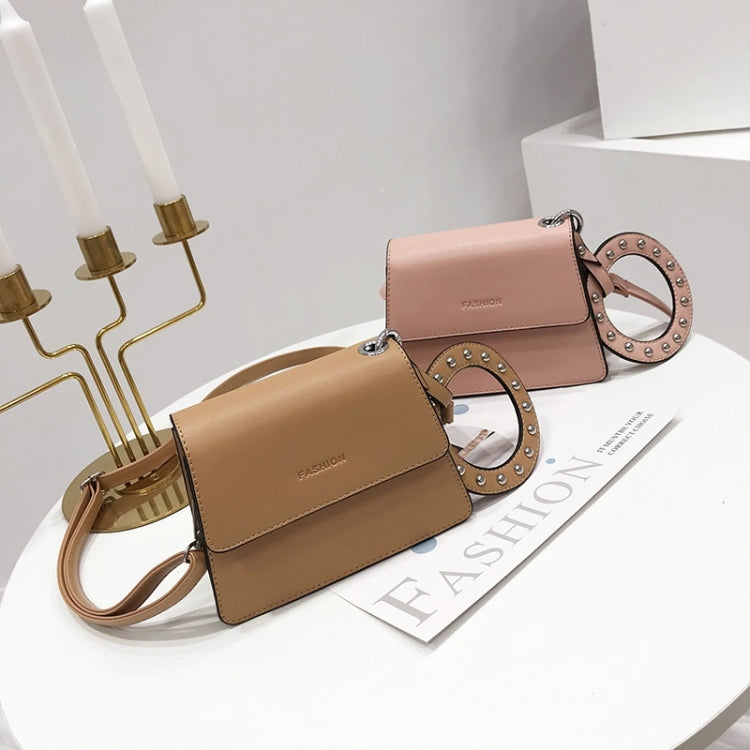 Leisure Lady Shoulder PU Leather Diagonal Bag with Ring