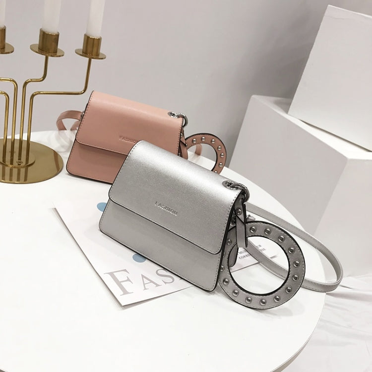 Leisure Lady Shoulder PU Leather Diagonal Bag with Ring