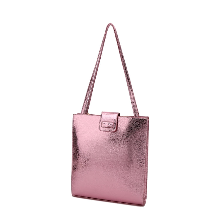 Glitter Tin Foil PU Leather Square Shoulder Bag Ladies Handbag Casual Messenger Bag
