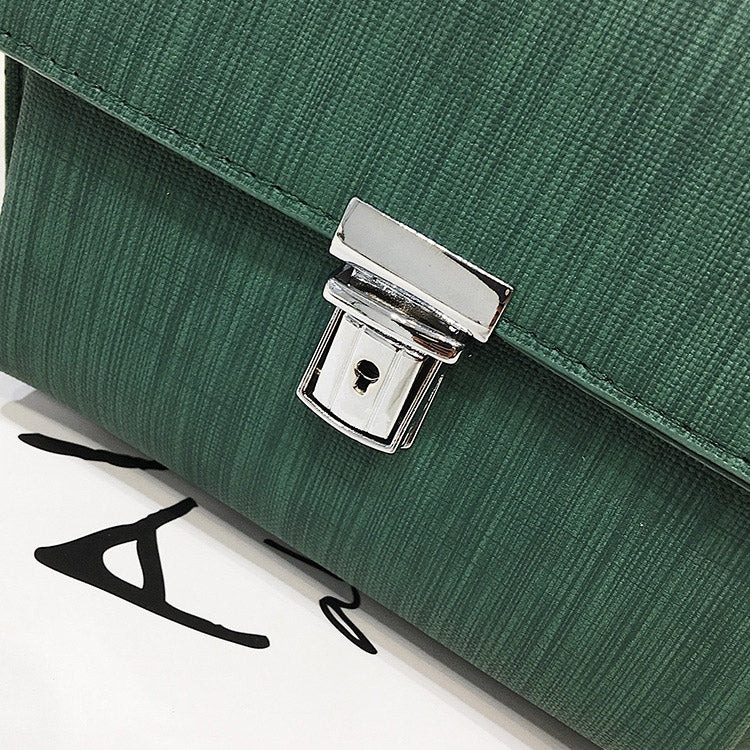 Solid Color Casual Small Square Shoulder Bag Ladies Handbag