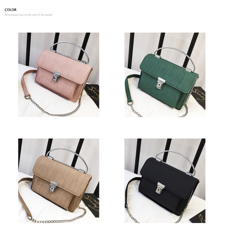 Solid Color Casual Small Square Shoulder Bag Ladies Handbag