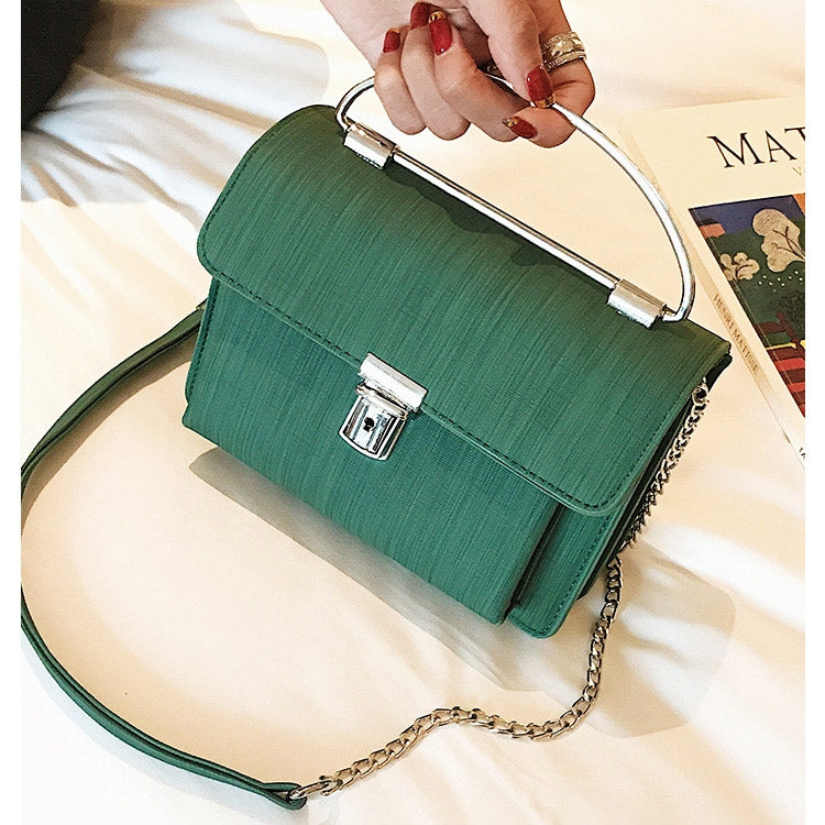 Solid Color Casual Small Square Shoulder Bag Ladies Handbag