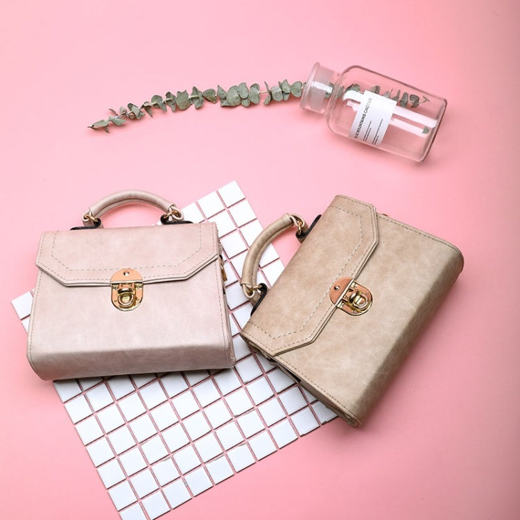 Solid Color Fresh Small Square Bag Casual Shoulder Bag Ladies Handbag