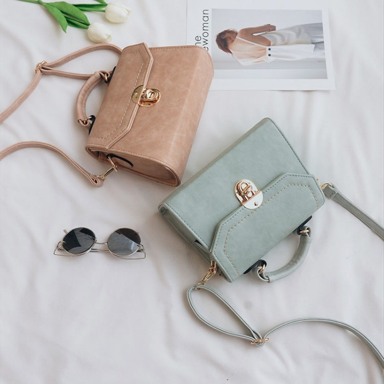 Solid Color Fresh Small Square Bag Casual Shoulder Bag Ladies Handbag