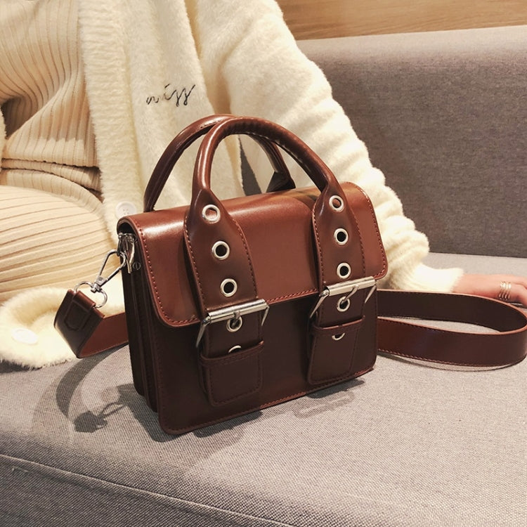 Fashion Small Square Bag Casual Shoulder Bag Ladies Handbag (Wine Red)