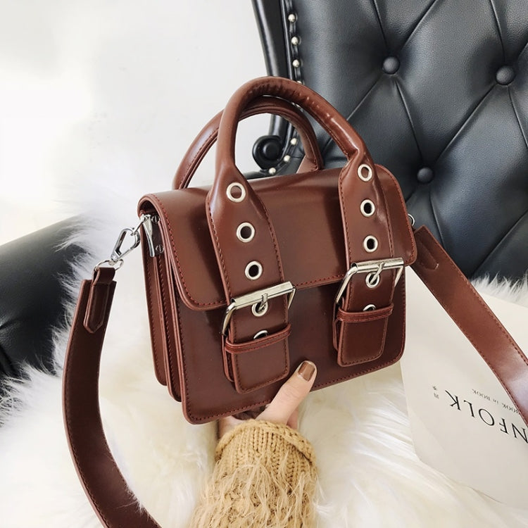 Fashion Small Square Bag Casual Shoulder Bag Ladies Handbag (Wine Red)