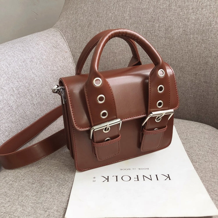 Fashion Small Square Bag Casual Shoulder Bag Ladies Handbag (Wine Red)