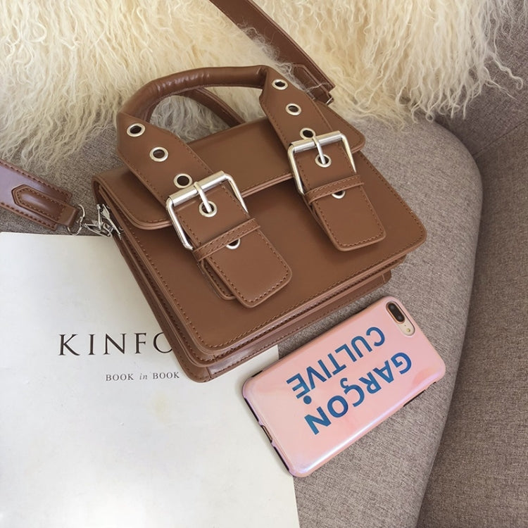 Fashion Small Square Bag Casual Shoulder Bag Ladies Handbag (Wine Red)