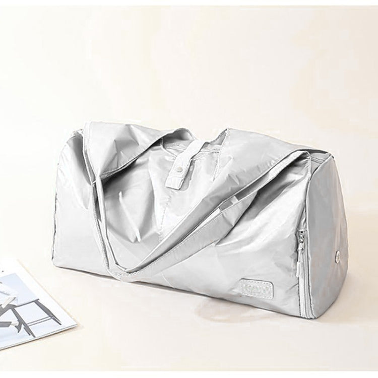 Soft Nylon Cloth Shoulder Sports Gym Yoga Handbag