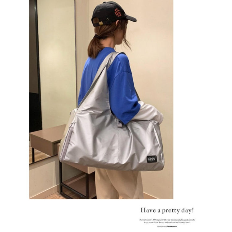 Soft Nylon Cloth Shoulder Sports Gym Yoga Handbag