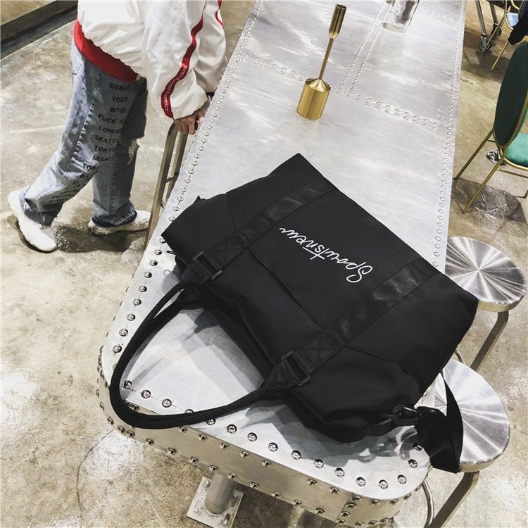 Nylon Shoulder Sports Handbag Large Capacity Travel Bag