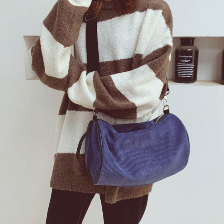 Soft Velvet Shoulder Sports Gym Handbag Travel Bag