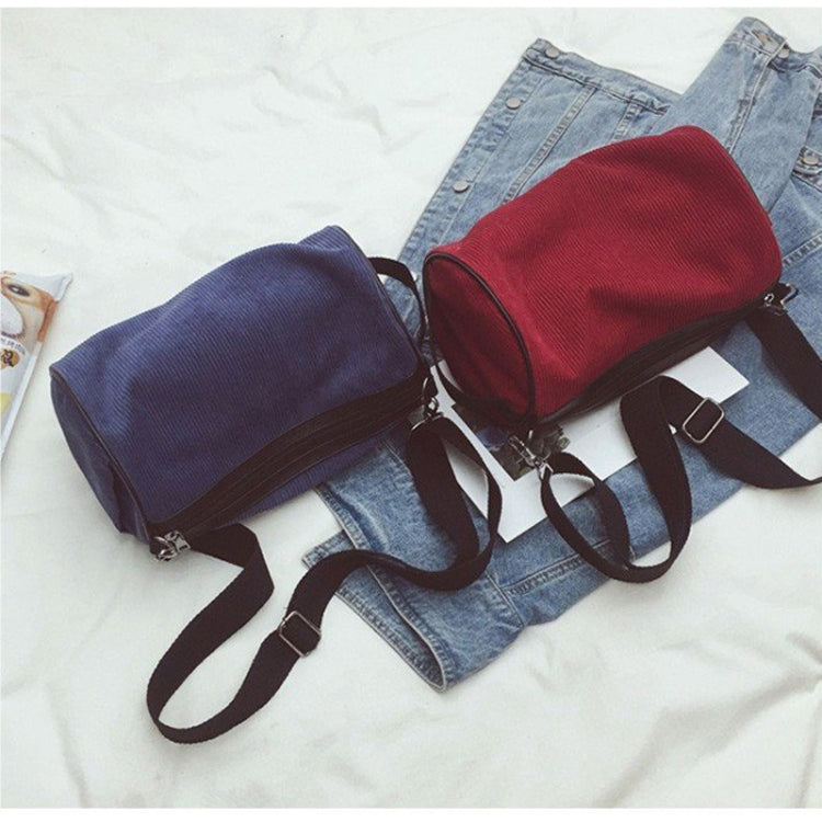 Soft Velvet Shoulder Sports Gym Handbag Travel Bag