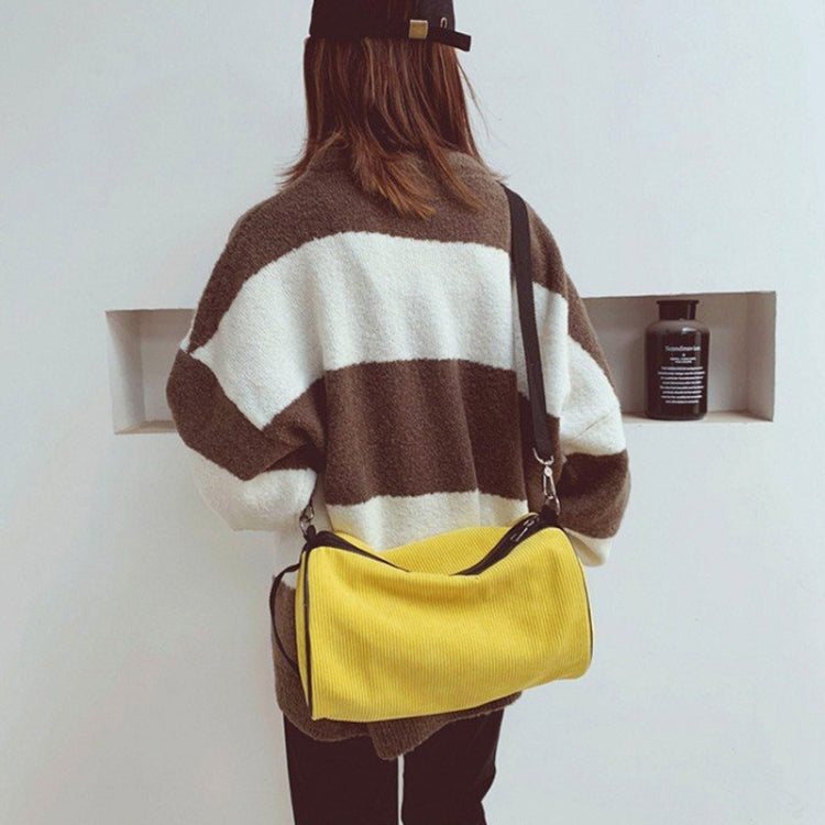 Soft Velvet Shoulder Sports Gym Handbag Travel Bag