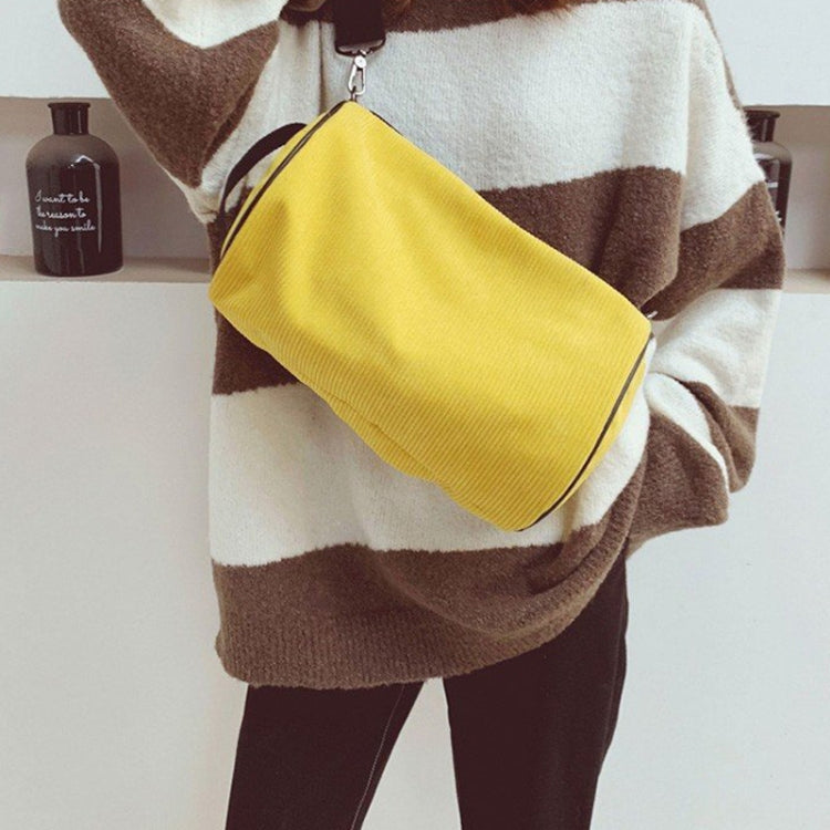 Soft Velvet Shoulder Sports Gym Handbag Travel Bag