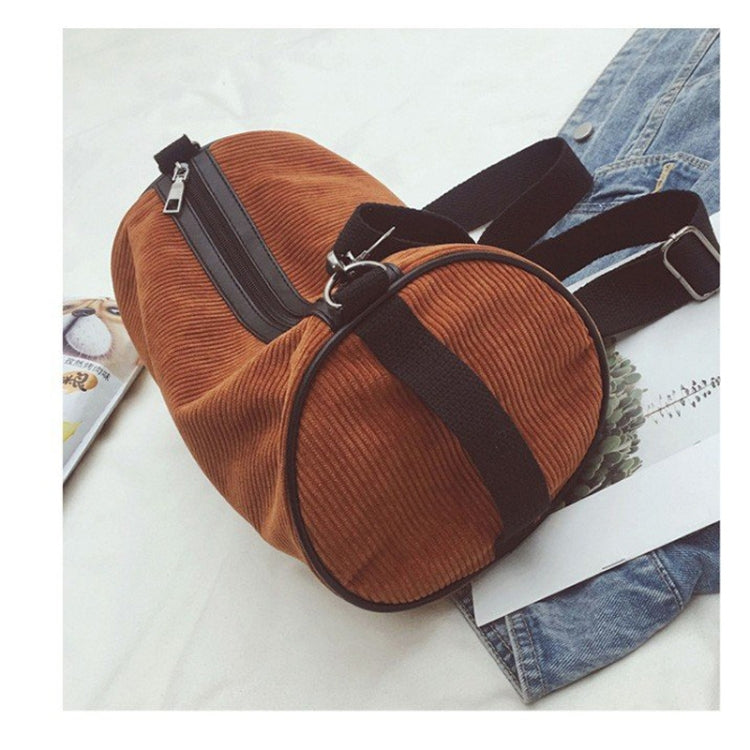 Soft Velvet Shoulder Sports Gym Handbag Travel Bag