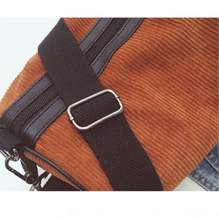 Soft Velvet Shoulder Sports Gym Handbag Travel Bag