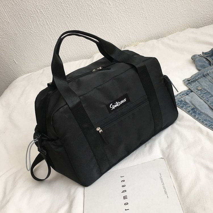 Nylon Inclined Shoulder Sports Gym Bag Travel Handbag