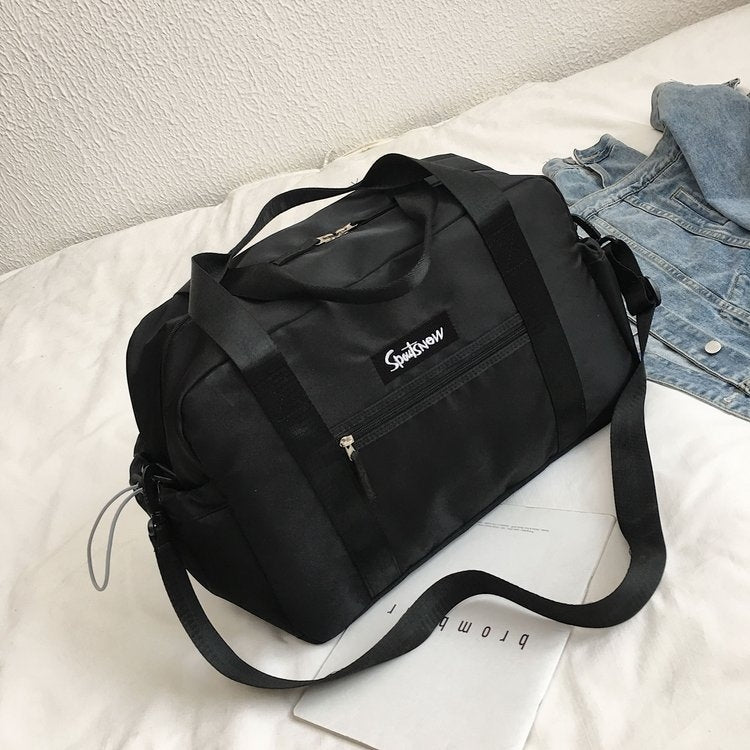 Nylon Inclined Shoulder Sports Gym Bag Travel Handbag