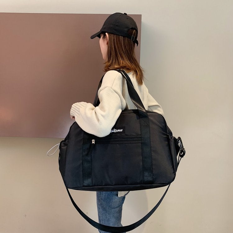 Nylon Inclined Shoulder Sports Gym Bag Travel Handbag