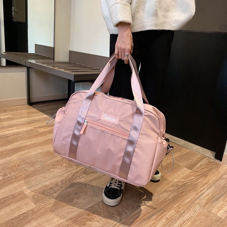 Nylon Inclined Shoulder Sports Gym Bag Travel Handbag