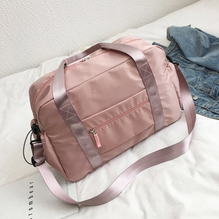 Nylon Inclined Shoulder Sports Gym Bag Travel Handbag