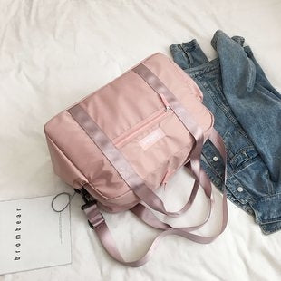 Nylon Inclined Shoulder Sports Gym Bag Travel Handbag