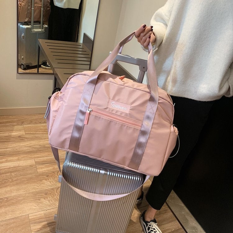 Nylon Inclined Shoulder Sports Gym Bag Travel Handbag