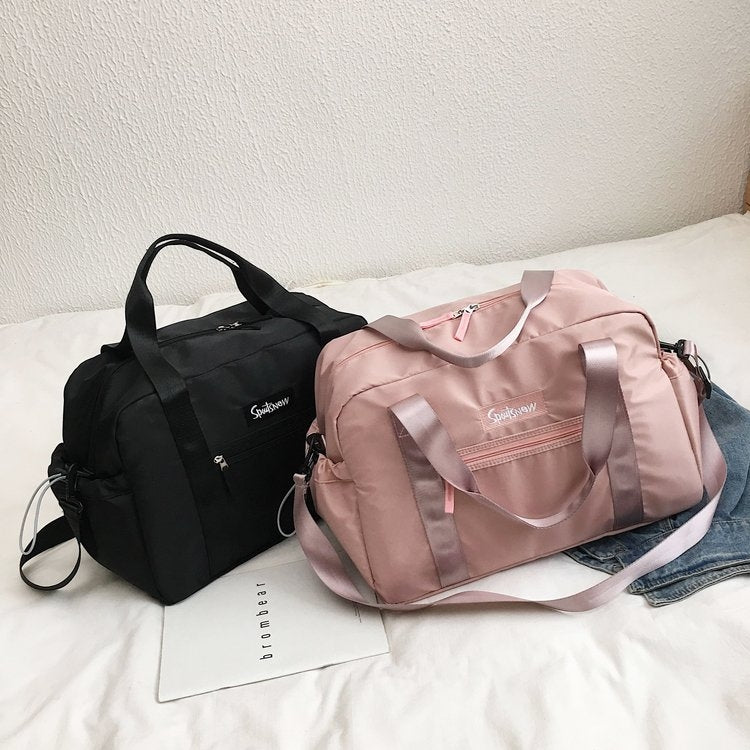 Nylon Inclined Shoulder Sports Gym Bag Travel Handbag