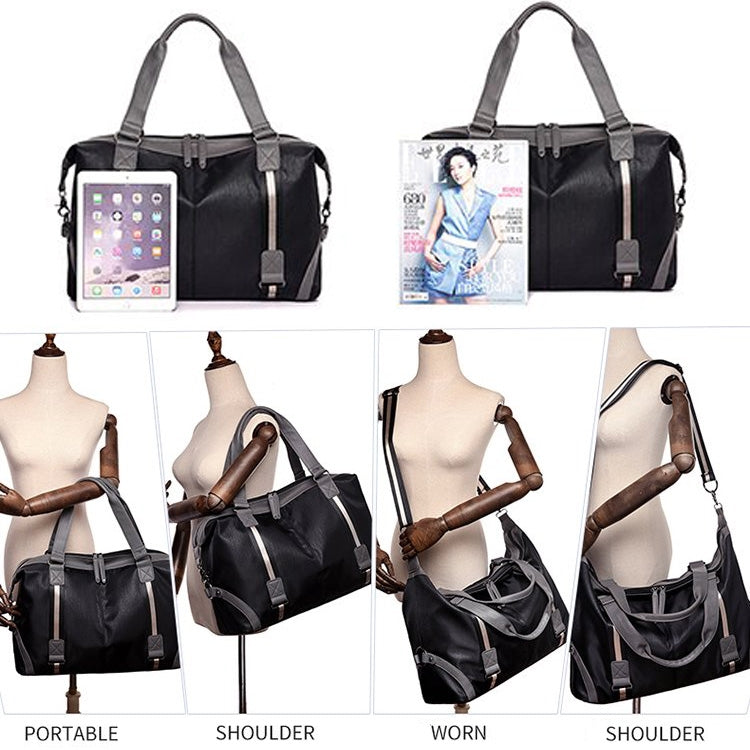 Waterproof Oxford Cloth Shoulder Travel Bag Sports Gym Handbag