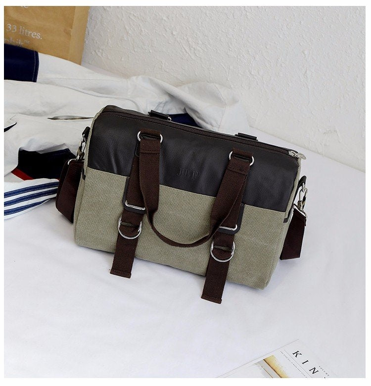 Soft Nylon Cloth Shoulder Bag Sports Gym Travel Handbag