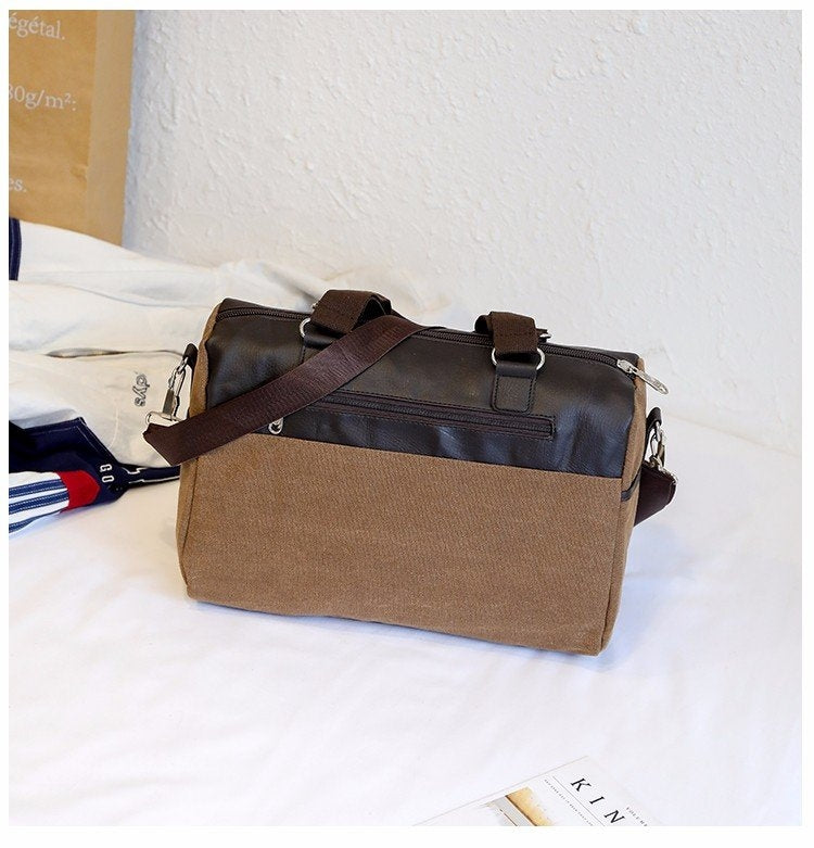 Soft Nylon Cloth Shoulder Bag Sports Gym Travel Handbag