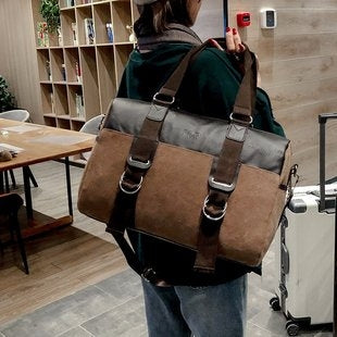 Soft Nylon Cloth Shoulder Bag Sports Gym Travel Handbag