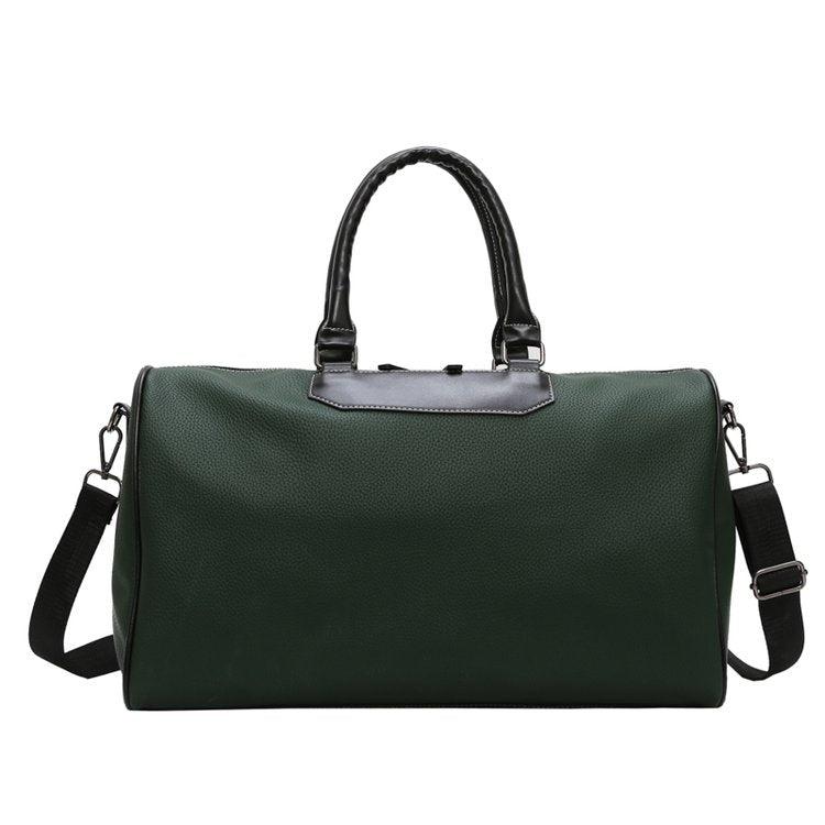 Soft PU Leather Shoulder Travel Bag Sports Gym Handbag