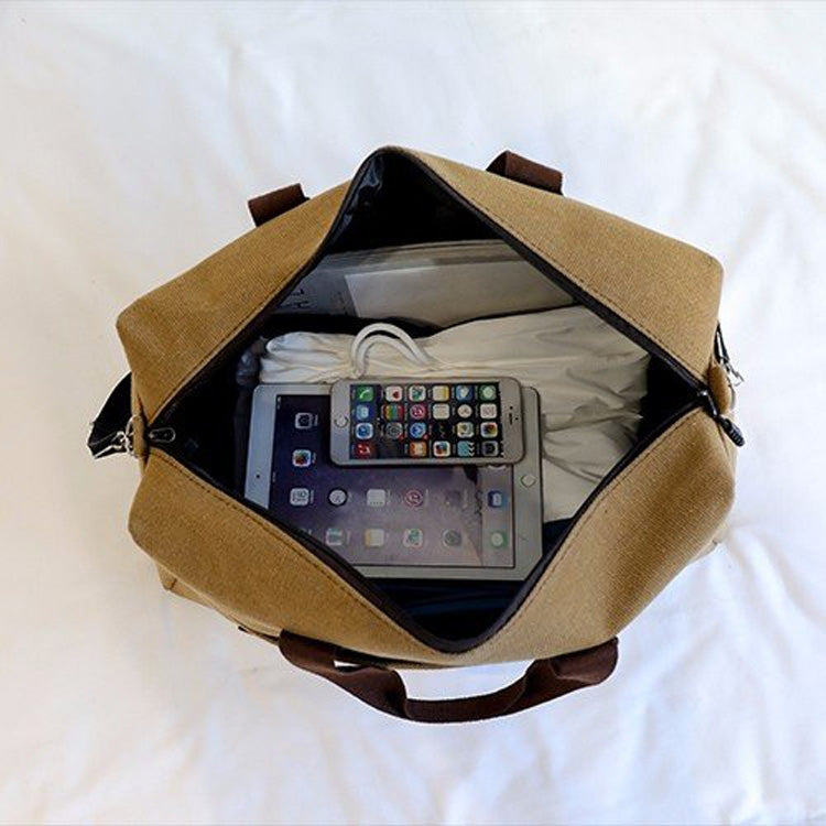 Canvas Shoulder Travel Bag Sports Gym Handbag