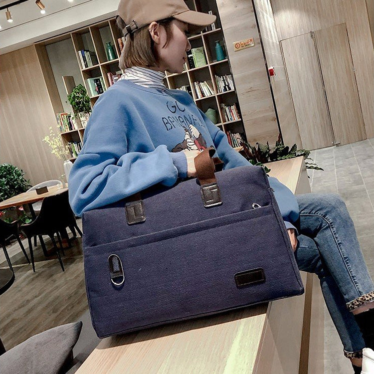 Canvas Shoulder Travel Bag Sports Gym Handbag