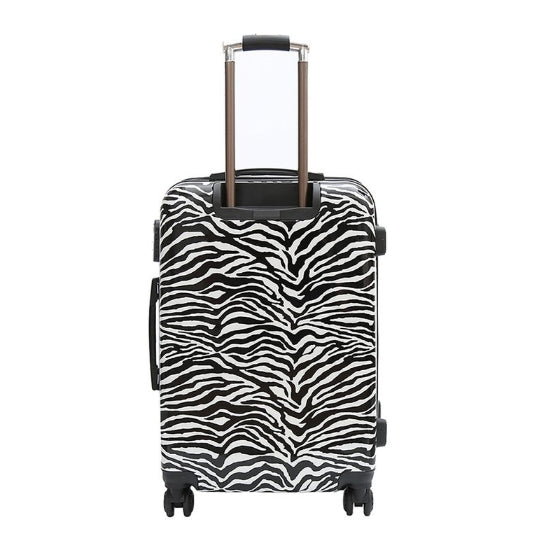 24 inch Leopard Pattern Female Pull-rod Case Universal Wheel PC Travel Suitcase