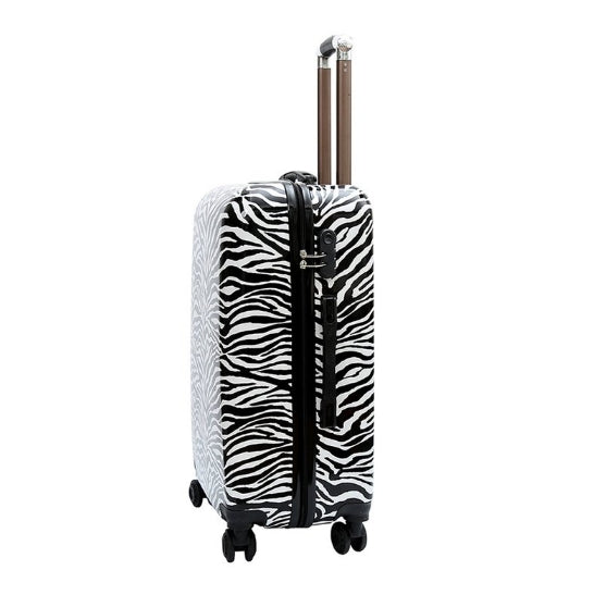 24 inch Leopard Pattern Female Pull-rod Case Universal Wheel PC Travel Suitcase