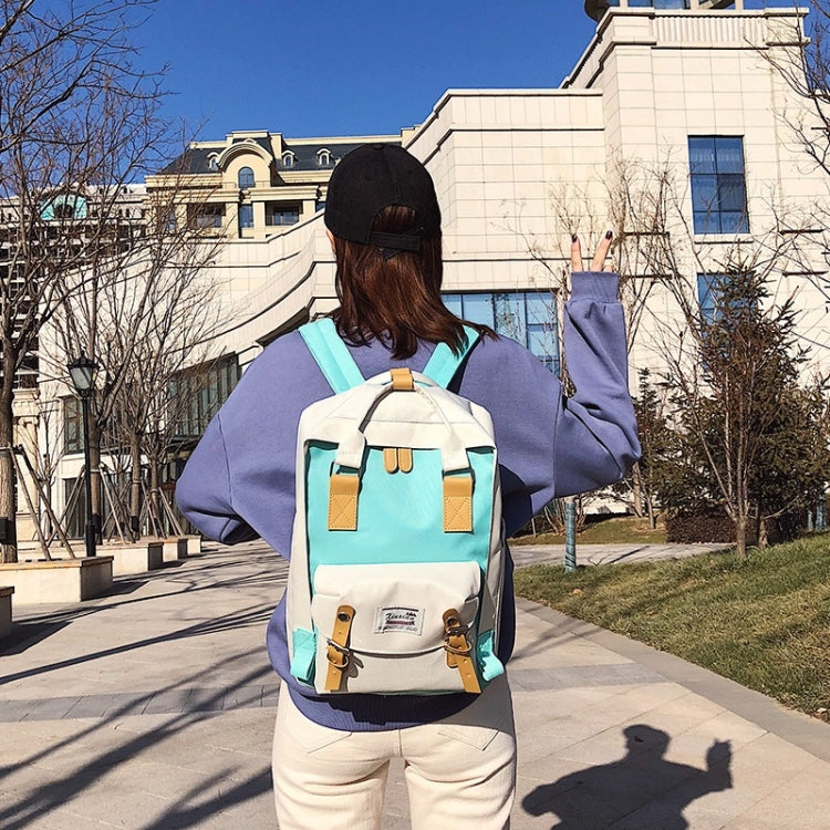 Oxford Cloth School Backpack Casual Handbag Waterproof Shoulder Bag