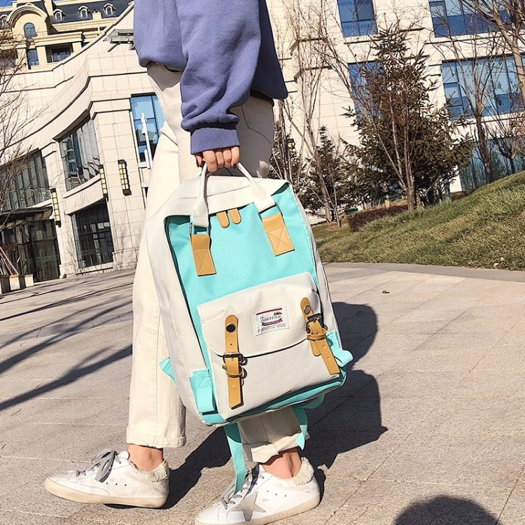 Oxford Cloth School Backpack Casual Handbag Waterproof Shoulder Bag