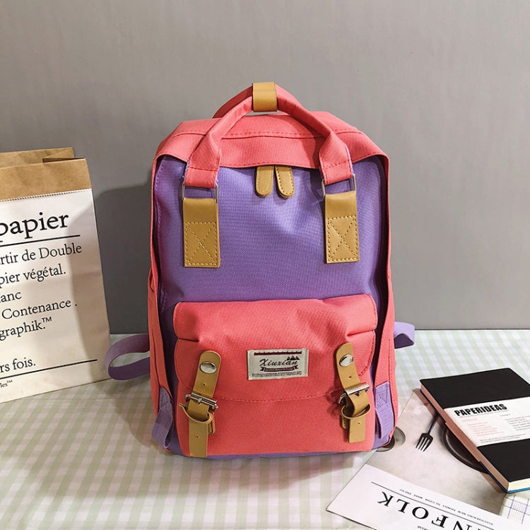 Oxford Cloth School Backpack Casual Handbag Waterproof Shoulder Bag