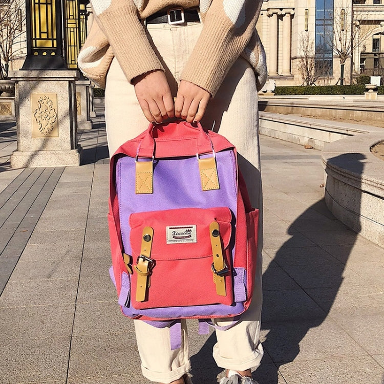 Oxford Cloth School Backpack Casual Handbag Waterproof Shoulder Bag