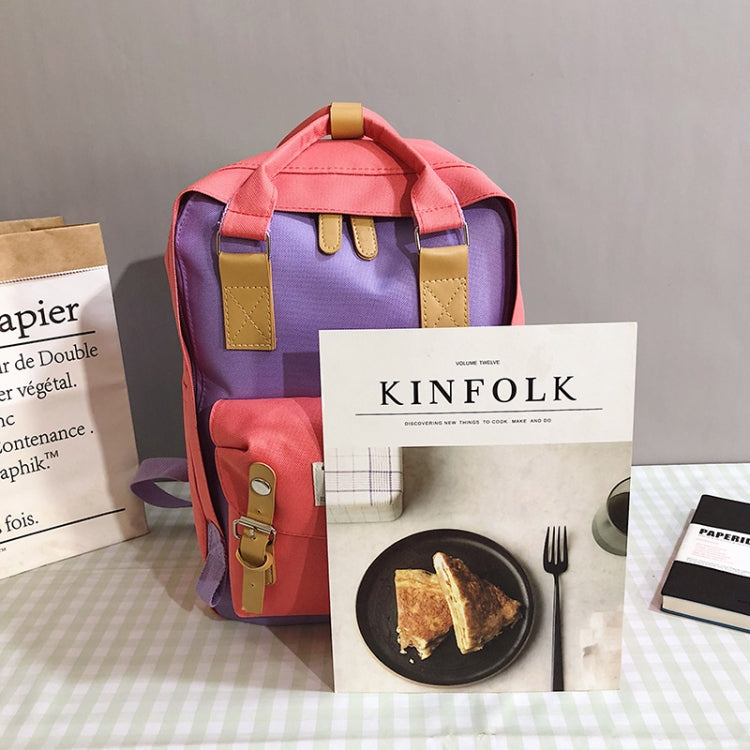 Oxford Cloth School Backpack Casual Handbag Waterproof Shoulder Bag