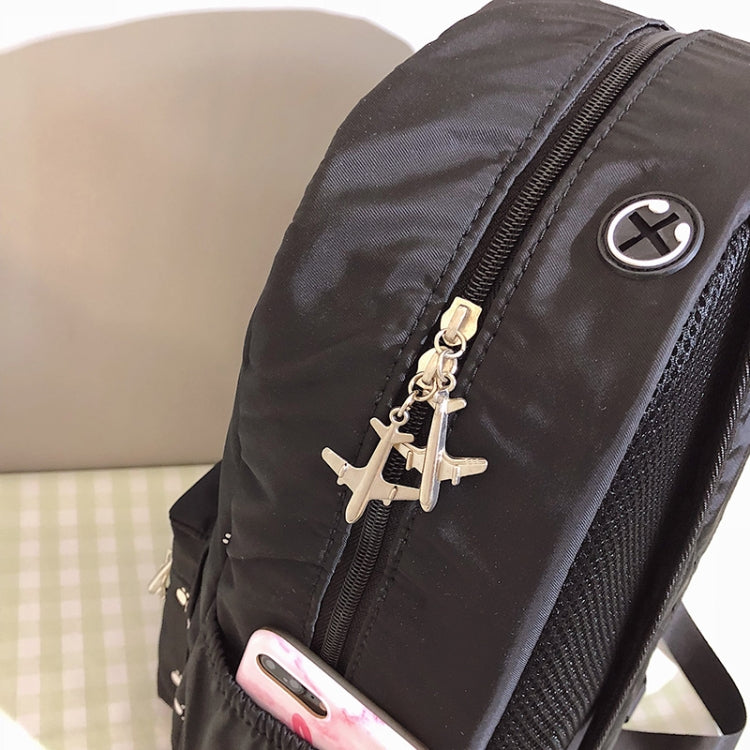 Small Footprint Pattern Waterproof Oxford Cloth Shoulder Backpack Casual Handbag Shoulder Bag