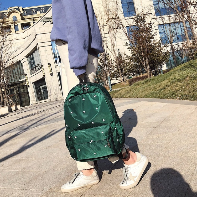 Small Footprint Pattern Waterproof Oxford Cloth Shoulder Backpack Casual Handbag Shoulder Bag